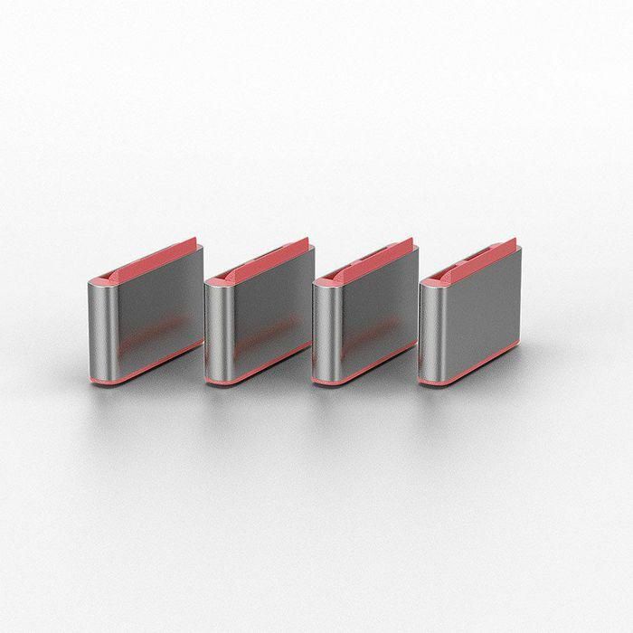 Lindy USB Type C Port Blockers, pink, 10pcs 1 Lindy USB Type C Port Blockers, pink, 10pcs 1