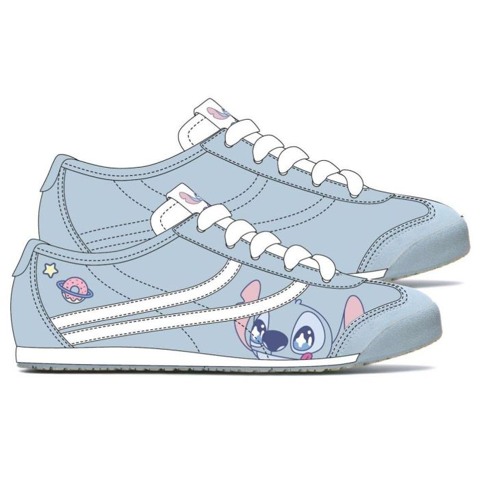 Cerdá T032 Zapatillas Deportivas Infantiles con Suela TPR y Acabado Stitch - Azul Claro, Talla 32 para Niños de 3 Años 2