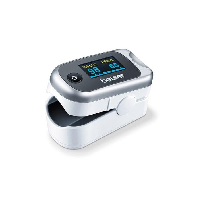 Beurer PO-40 Pulsioxímetro para medir oxígeno en sangre, frecuencia cardiaca y PI, ideal para deporte Beurer PO-40 Pulsioxímetro para medir oxígeno en sangre, frecuencia cardiaca y PI, ideal para deporte