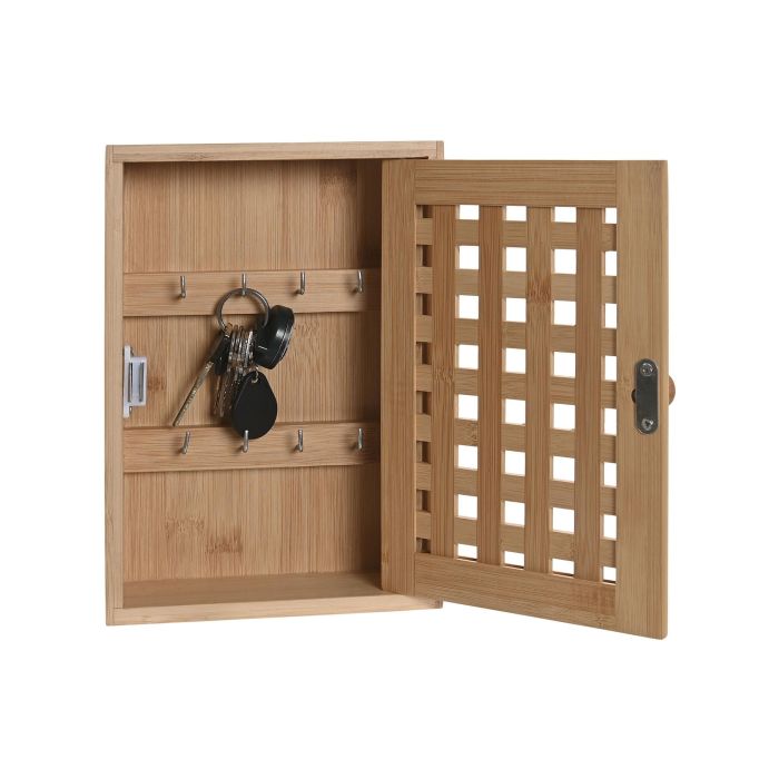 Guardallaves Basicos DKD Home Decor Natural 6 x 27 x 19 cm 4 Guardallaves Basicos DKD Home Decor Natural 6 x 27 x 19 cm 4