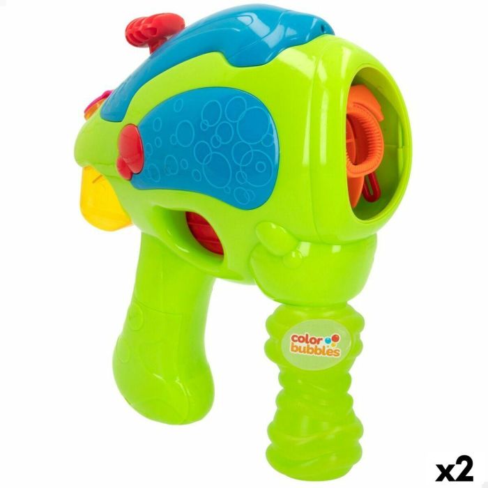 Juego de Pompas de Jabón Colorbaby Verde Pistola 118 ml 20,5 x 23,5 x 8,5 cm (2 Unidades)