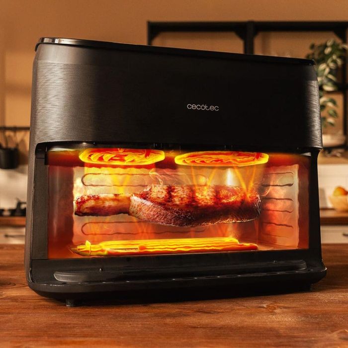 Freidora de Aire Cecotec Cecofry&Grill Smokin' 11000 2900 W 11 L Negro 7 Freidora de Aire Cecotec Cecofry&Grill Smokin' 11000 2900 W 11 L Negro 7