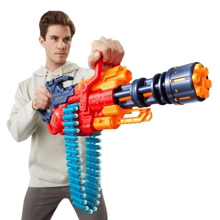 Blaster Automático - ZURU - Trituradora XSHOT - Correa de 35 dardos - Alcance de 27 metros 2 Blaster Automático - ZURU - Trituradora XSHOT - Correa de 35 dardos - Alcance de 27 metros 2