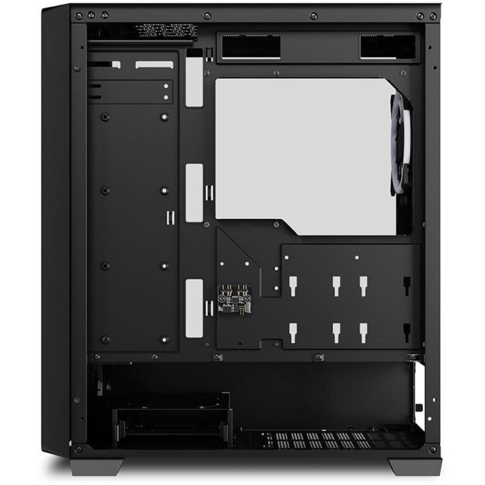 Sharkoon VS8 RGB Midi Tower ATX Negra, Cristal Templado, 3 Ventiladores 120mm RGB, USB 3.0 y USB-C, compatible con radiadores y componentes grandes 5