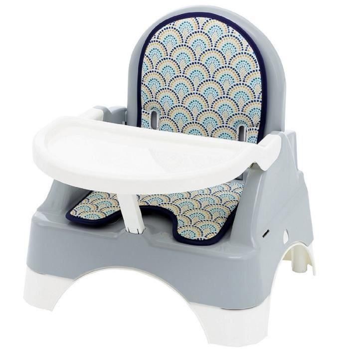 THERMOBABY EDGAR Asiento elevador y escalón Charm Grey