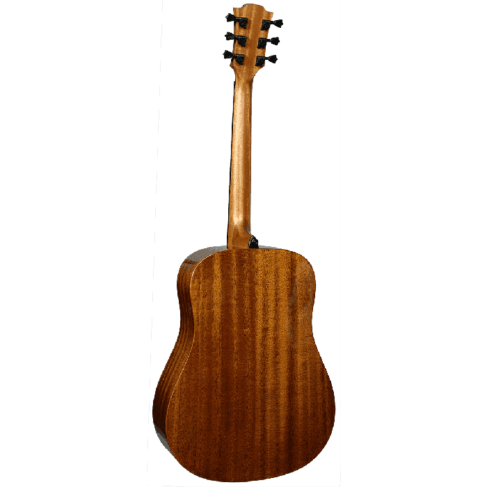 LAG Guitarra Acústica Dreadnought Tramontane 98 - Tapa Maciza de Caoba, Fondo y Laterales de Caoba 4