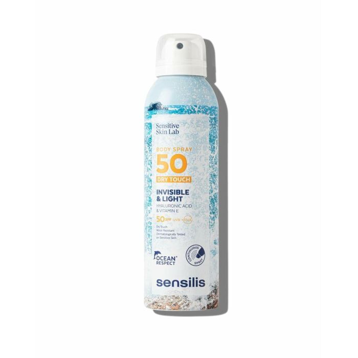 Sensilis INVISIBLE & LIGHT Spray Corporal Protector Solar SPF50+ UVA/UVB, Transparente, No Graso, Waterproof, Pieles Sensibles 200 ml 2 Sensilis INVISIBLE & LIGHT Spray Corporal Protector Solar SPF50+ UVA/UVB, Transparente, No Graso, Waterproof, Pieles Sensibles 200 ml 2