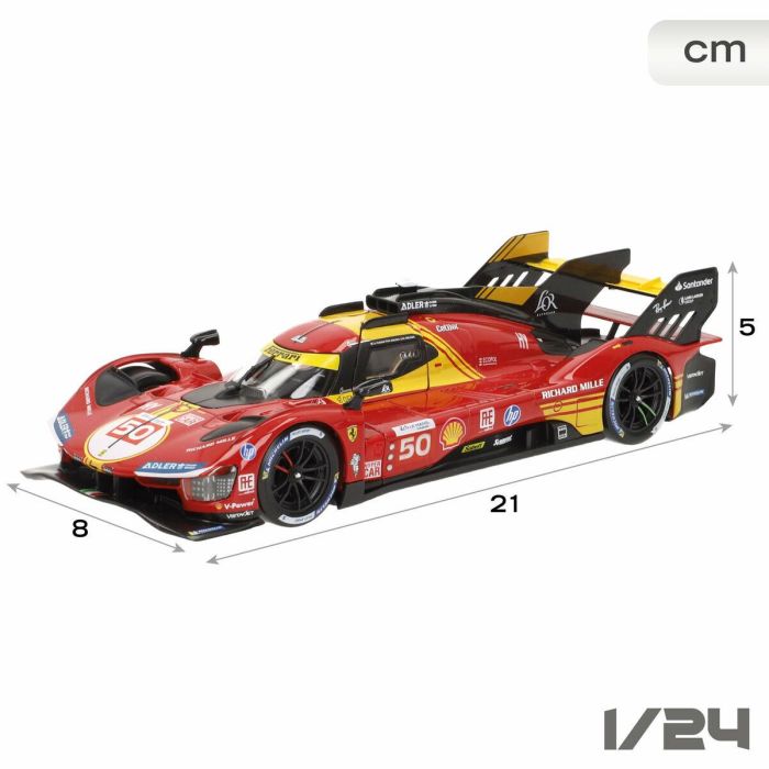 Coche de juguete Ferrari 499P LE MANS 2024 3