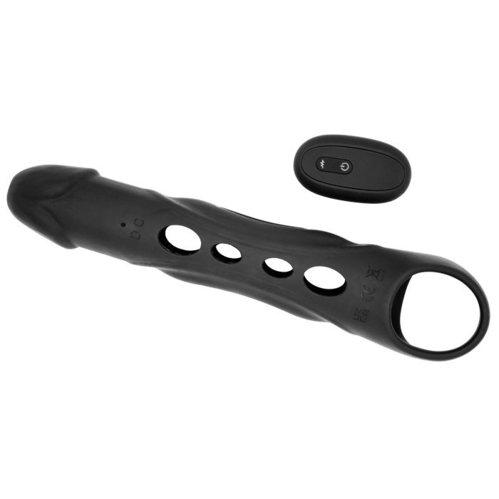 Funda para pene Dream Toys Ramrod Negro Ø 4,2 cm 3 Funda para pene Dream Toys Ramrod Negro Ø 4,2 cm 3