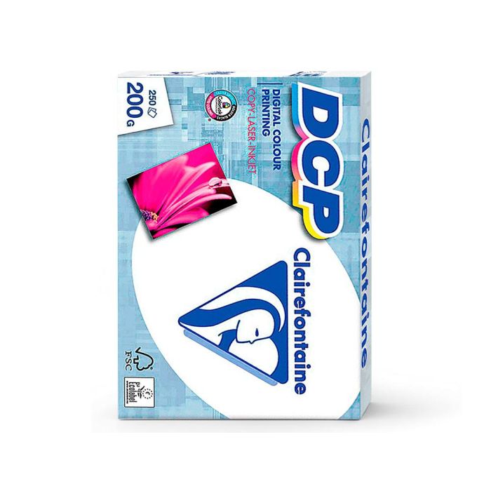 Papel Fotocopiadora Clairefontaine Din A4 200 gr Paquete De 250 Hojas 2