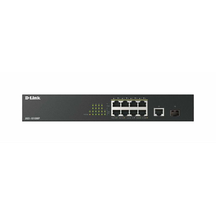 D-Link Switch DGS-1010MP E 10 Puertos Gigabit Ethernet con PoE, No Administrado 3 D-Link Switch DGS-1010MP E 10 Puertos Gigabit Ethernet con PoE, No Administrado 3