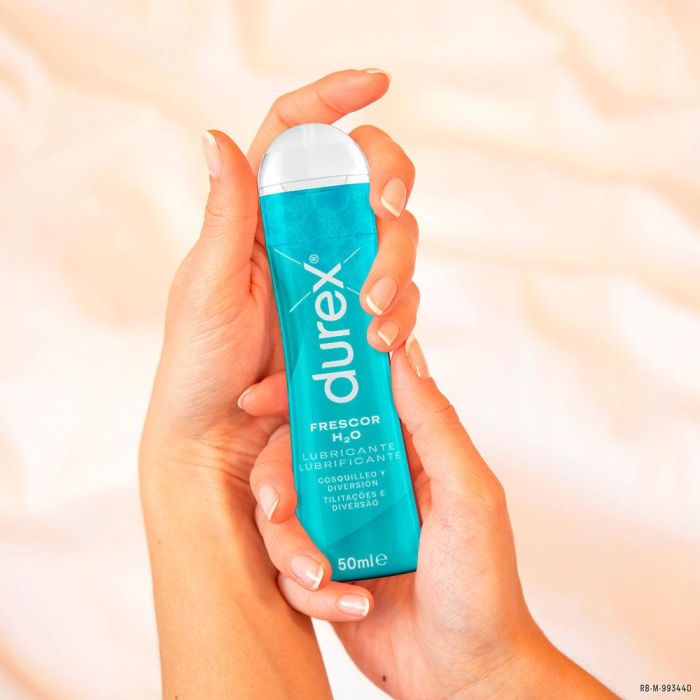 Durex PLAY EFECTO FRIO Lubricante Íntimo Refrescante a Base de Agua con Sabor a Menta, 50 ml