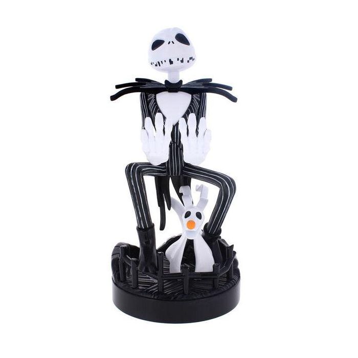 EXQUISITE GAMING Soporte Cable Guy Jack Skellington Pesadilla Antes de Navidad Disney 21cm para Mandos y Smartphones PS5 Xbox iPhone