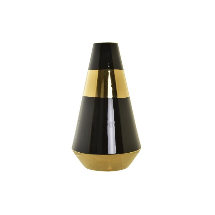 DKD Home Decor Jarrón Moderno Decorativo Bicolor en Porcelana Dorada 19 x 35 x 19 cm 0 DKD Home Decor Jarrón Moderno Decorativo Bicolor en Porcelana Dorada 19 x 35 x 19 cm 0