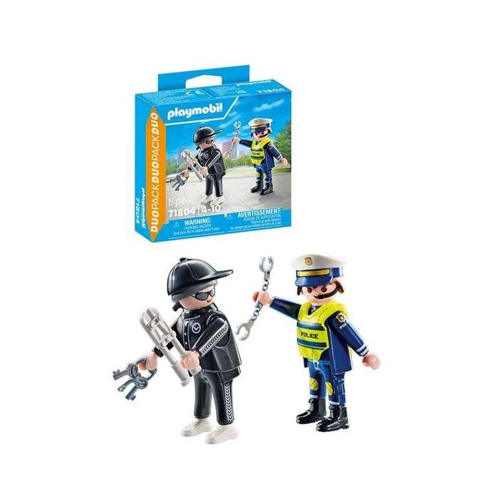 Policía y ladrón playmobil action heroes. 1 Policía y ladrón playmobil action heroes. 1