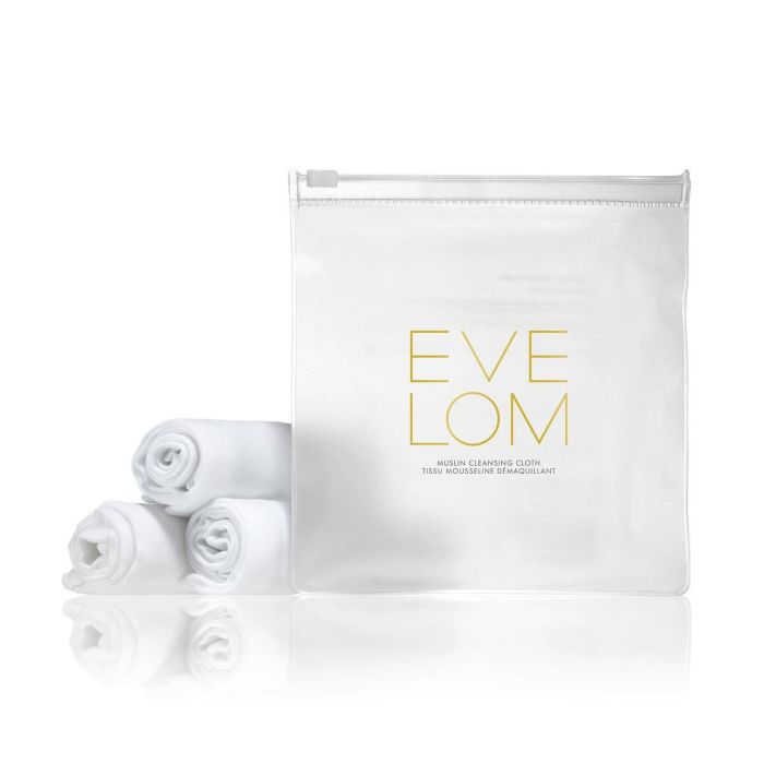Eve Lom Pack de 3 Toallitas Muslin Cloths para Limpieza Facial y Exfoliación de Residuos 5 Eve Lom Pack de 3 Toallitas Muslin Cloths para Limpieza Facial y Exfoliación de Residuos 5