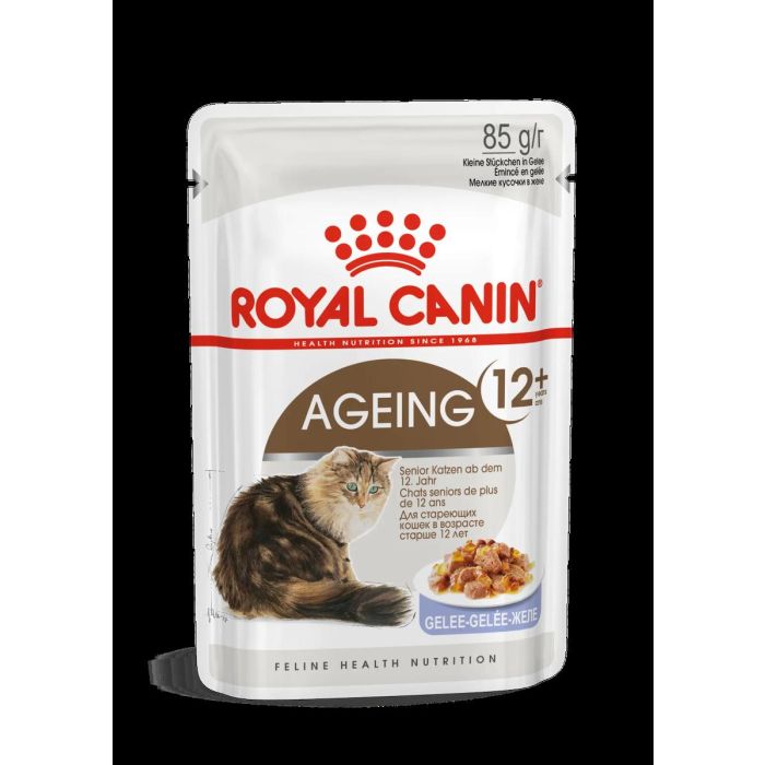 Royal Feline Ageing +12 Pouch Gelatina Caja 12x85 gr