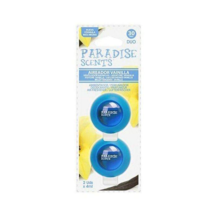 Abc PER50006 Perfumador Duo Aireador para Coche con Fragancia a Vainilla - Accesorio de Ventilación Premium para Automóvil