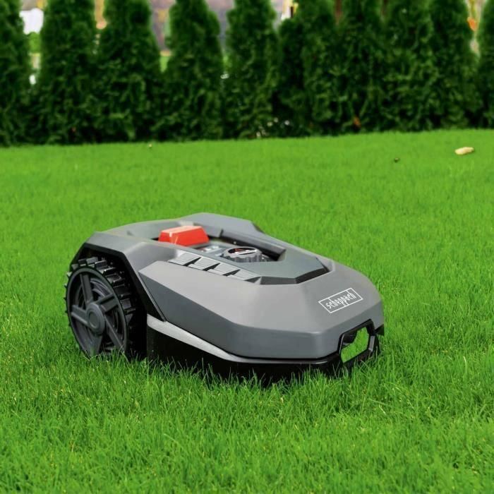 Robot cortacésped conectado Scheppach RoboCut L500 400m2 con estación de carga | Hasta 400 m² | Sensor de lluvia | Wi-Fi y Bluetooth 1 Robot cortacésped conectado Scheppach RoboCut L500 400m2 con estación de carga | Hasta 400 m² | Sensor de lluvia | Wi-Fi y Bluetooth 1