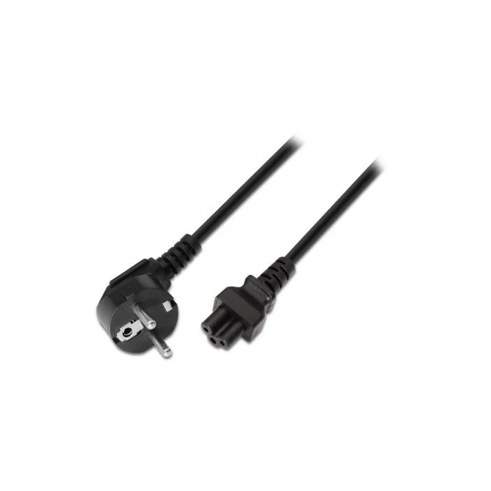 AISENS Cable Alimentacion Trebol CEE7/7 Macho a C5/H Macho 1.5 Metros Negro A132-0172 0 AISENS Cable Alimentacion Trebol CEE7/7 Macho a C5/H Macho 1.5 Metros Negro A132-0172 0