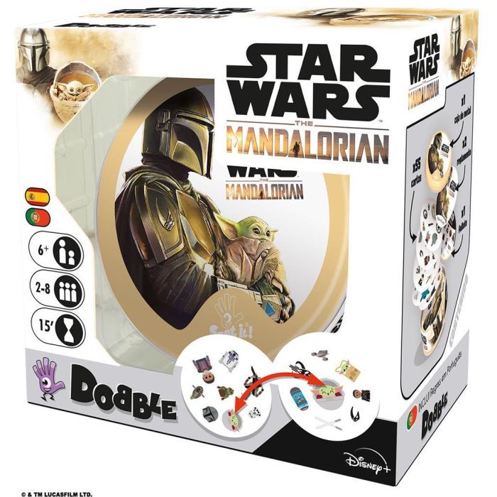 Asmodee Dobble Star Wars Mandalorian Juego de Cartas DOBBSW01 Español +8 años 0 Asmodee Dobble Star Wars Mandalorian Juego de Cartas DOBBSW01 Español +8 años 0
