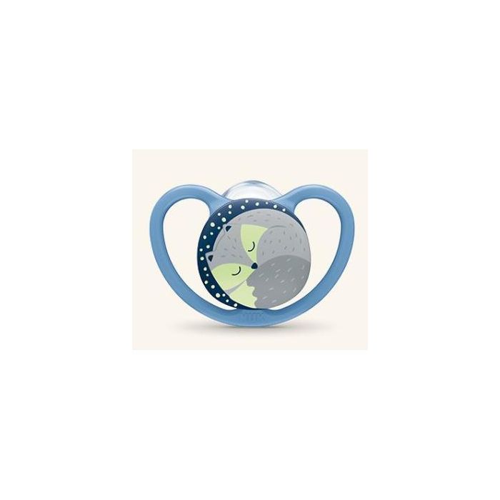 NUK Chupete Space Night Silicona 6-1 meses 6 unidades surtidas