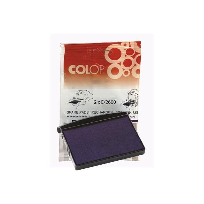 Colop Almohadilla E-2600 Azul Blister -2U- Colop Almohadilla E-2600 Azul Blister -2U-