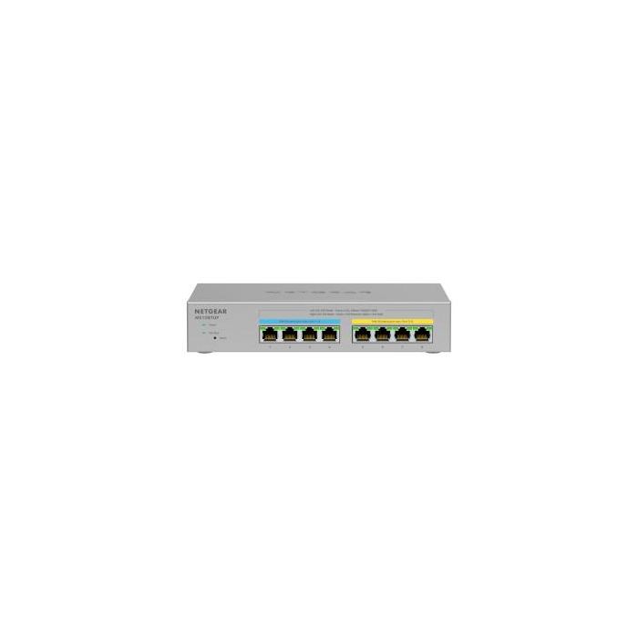 NETGEAR MS108TUP-100EUS Switch 8 Puertos 2.5GE Web-Managed con PoE y 4 Puertos PoE+ / PoE++ (230W)