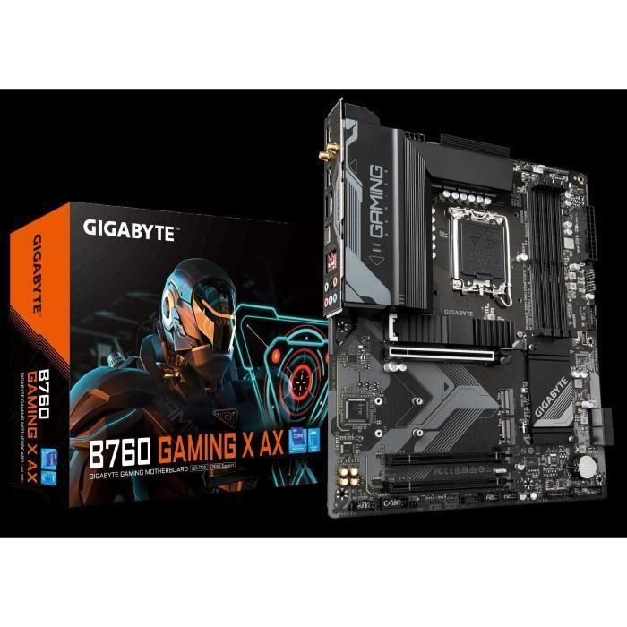 Placa Base Gigabyte B760 GAMING X AX Socket 1700 1