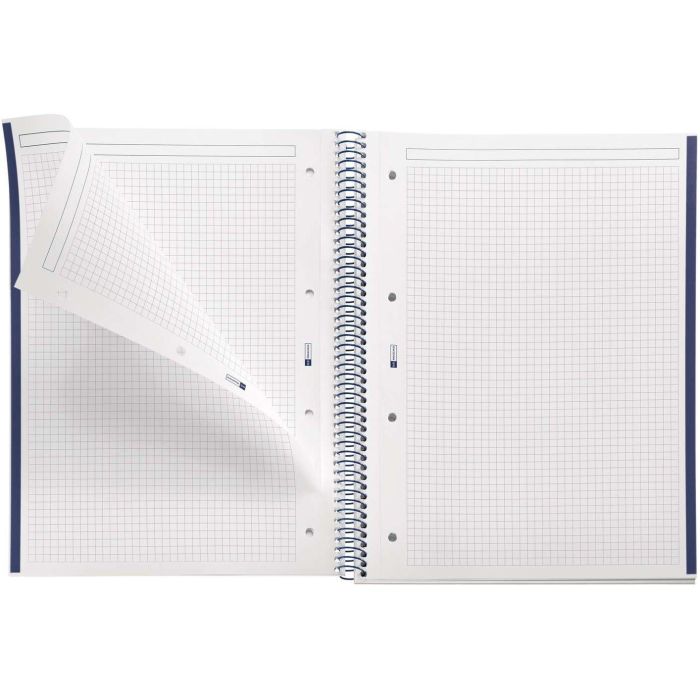 Miquelrius Cuaderno espiral Emotions A4, tapa forrada, 80 hojas microperforadas, cuadrícula 5mm, papel 90g/m2 1 Miquelrius Cuaderno espiral Emotions A4, tapa forrada, 80 hojas microperforadas, cuadrícula 5mm, papel 90g/m2 1