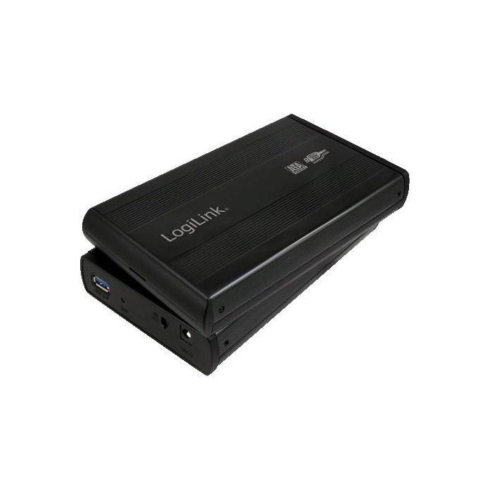 LogiLink UA0107 Carcasa Externa para Disco Duro SATA 3.5" USB 3.0 Velocidad 5 Gbit/s Negro