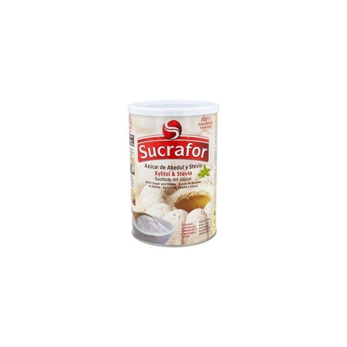 Sucrafor Azúcar de Abedul y Stevia 800g – Endulzante ideal para toda la familia y dietas de control de peso