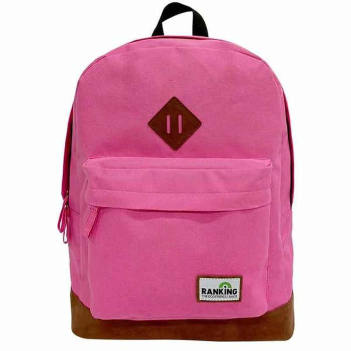 Mochila americano ranking rosa chicle 42 x 30 x 14 cm. Mochila americano ranking rosa chicle 42 x 30 x 14 cm.