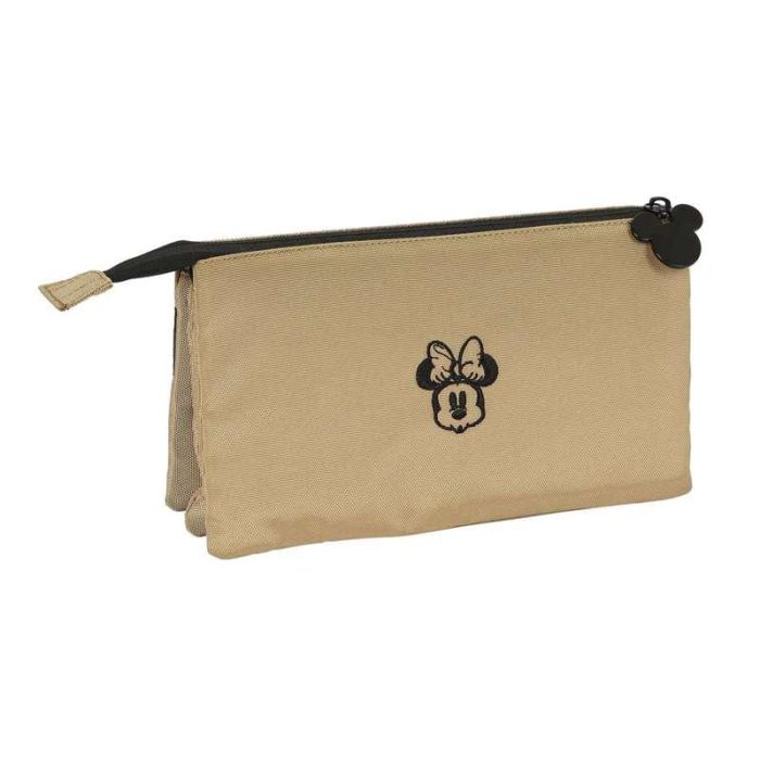 Portatodo Triple Minnie Mouse Premium Beige (22 x 12 x 3 cm) 4