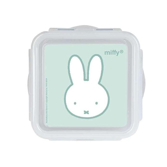 Fiambrera Safta Miffy Menta 75x130x130 mm 2 Fiambrera Safta Miffy Menta 75x130x130 mm 2
