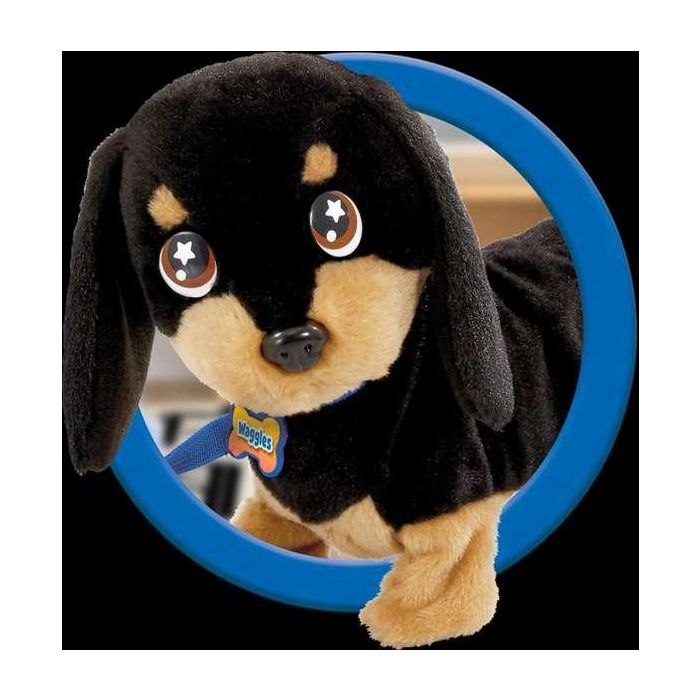 Bizak Waggles Mi Perrito Salchicha 64559091 Peluche Interactivo que camina, ladra y mueve la cola con correa incluida 11