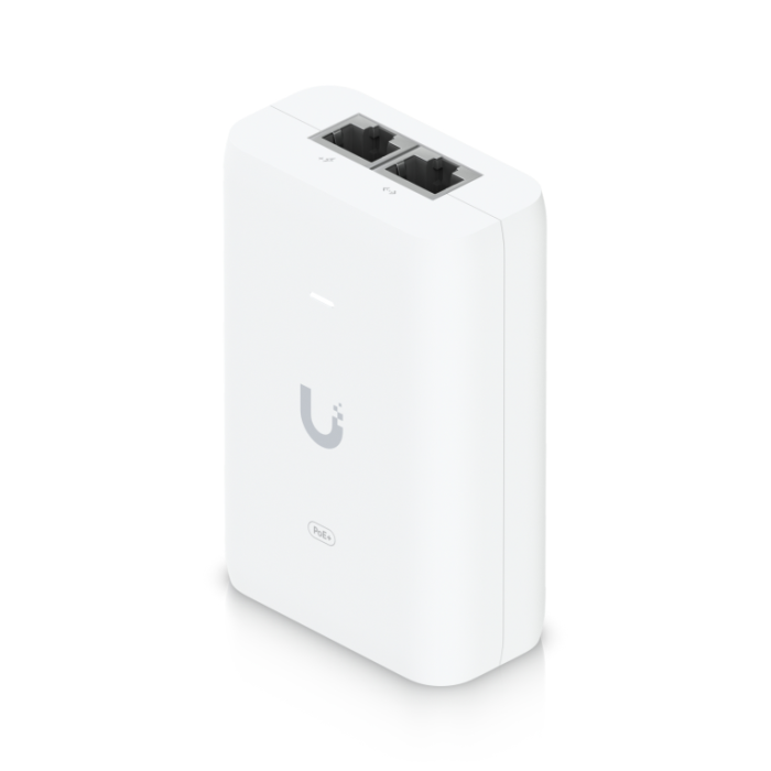Ubiquiti PoE+ Adapter 30W, 48V DC 0.65A, 100-240V AC, Gigabit LAN para Dispositivos UniFi PoE+