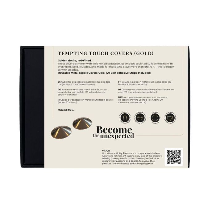 Pezoneras Guilty Pleasure Negro Talla única 3 Pezoneras Guilty Pleasure Negro Talla única 3