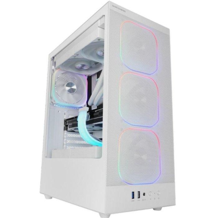 Mars gaming MCNEBULAW Caja Semitorre ATX Blanca Cristal Templado con 4 ventiladores ARGB 2 Mars gaming MCNEBULAW Caja Semitorre ATX Blanca Cristal Templado con 4 ventiladores ARGB 2