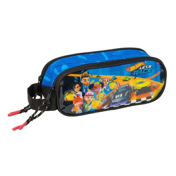 Safta Estuche Portatodo Escolar Doble Hot Wheels Let's Race 80x210x60 mm 0 Safta Estuche Portatodo Escolar Doble Hot Wheels Let's Race 80x210x60 mm 0