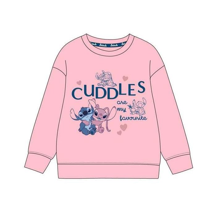 Cerdá Sudadera cotton brushed stitch para niño de 8 años en color rosa