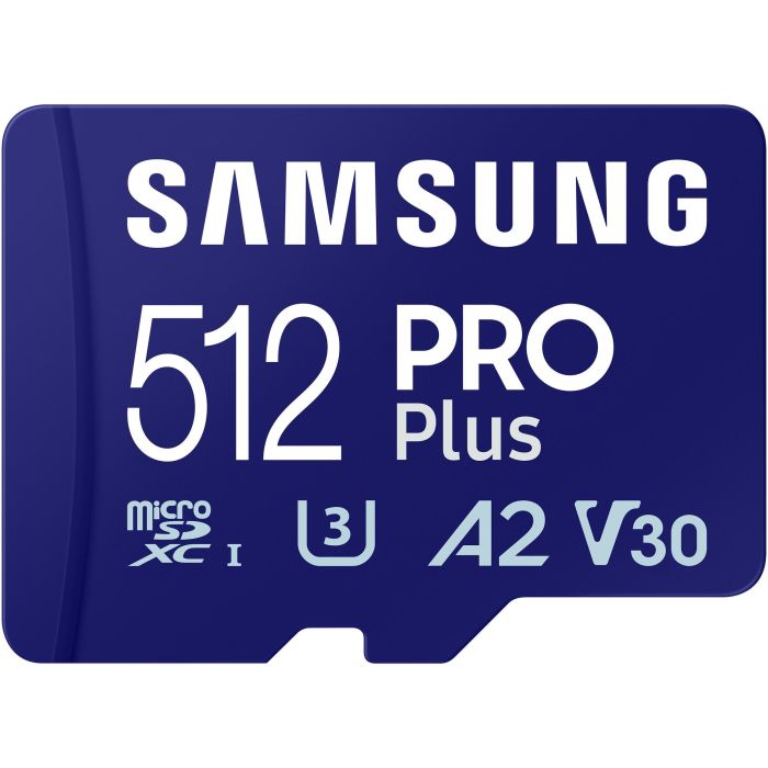 Samsung MB-MD512S Tarjeta de Memoria PRO Plus microSDXC 512GB 180MB/s Lectura 130MB/s Escritura con Lector USB 0 Samsung MB-MD512S Tarjeta de Memoria PRO Plus microSDXC 512GB 180MB/s Lectura 130MB/s Escritura con Lector USB 0