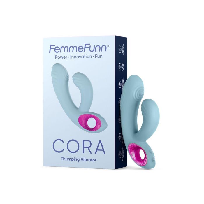 Vibrador Punto G FemmeFunn Cora Azul 8 Vibrador Punto G FemmeFunn Cora Azul 8