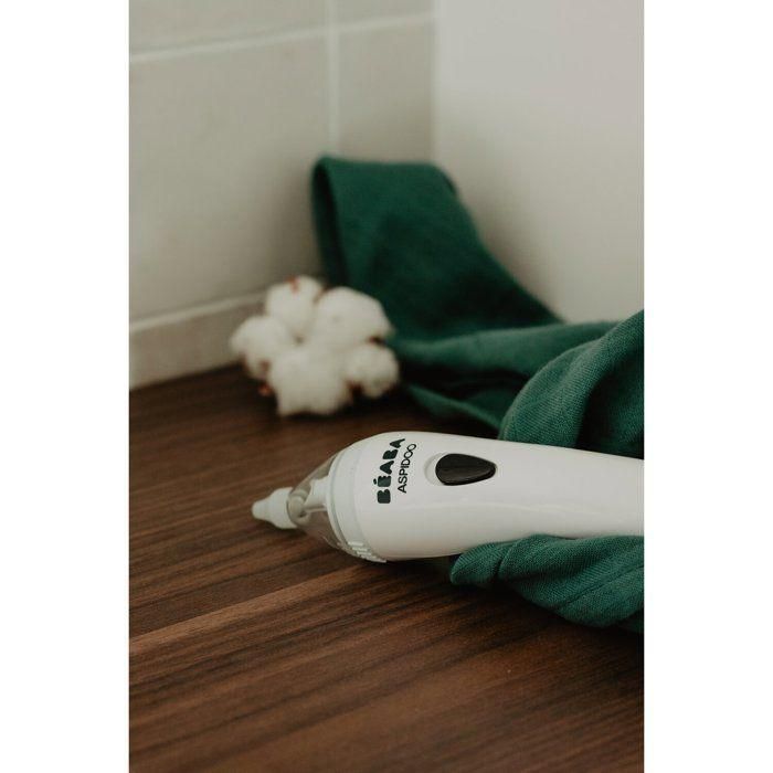 Beaba BEA1699584529651 Aspirador nasal eléctrico portátil para bebés Aspidoo White 4