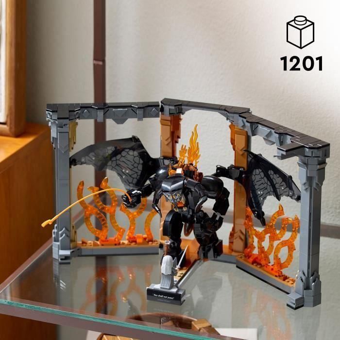 LEGO LEGO10367 El Señor de los Anillos: Rincón de la Librería de Balrog Set de construcción - Decoración de estantería DIY - Minifigura de Gandalf 1 LEGO LEGO10367 El Señor de los Anillos: Rincón de la Librería de Balrog Set de construcción - Decoración de estantería DIY - Minifigura de Gandalf 1