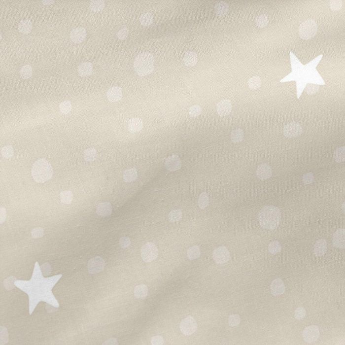 Saco Nórdico sin Relleno HappyFriday Basic Kids Little star Beige 90 x 200 cm 1