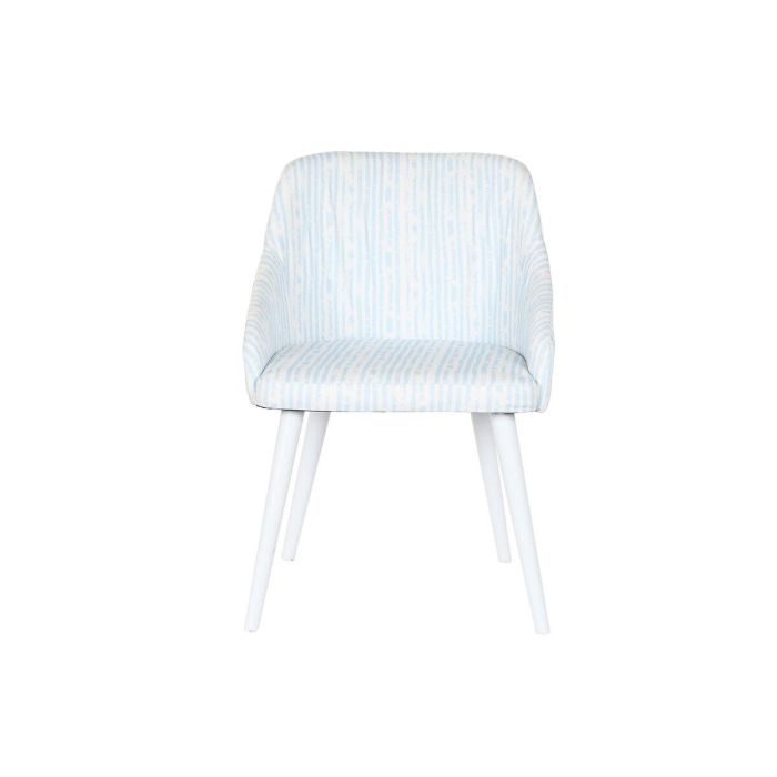 Silla Mediterraneo DKD Home Decor Azul Blanco 57 x 79 x 53 cm 2