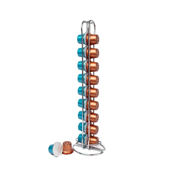 Soporte Cromado 20 Capsulas Cafe Quttin (12 Unidades) 6 Soporte Cromado 20 Capsulas Cafe Quttin (12 Unidades) 6