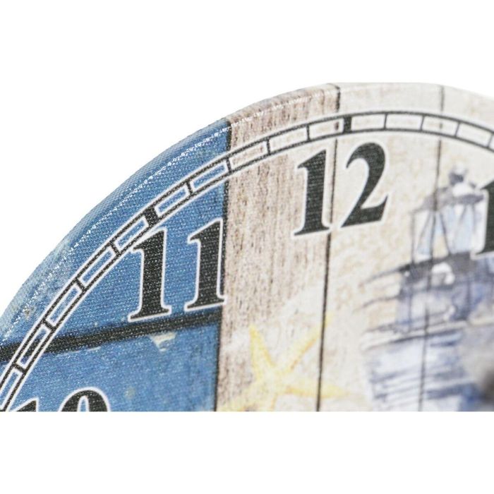 Reloj Pared Mediterraneo DKD Home Decor Multicolor 3 x 20 x 20 cm (2 Unidades) 2 Reloj Pared Mediterraneo DKD Home Decor Multicolor 3 x 20 x 20 cm (2 Unidades) 2