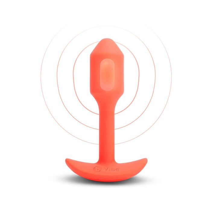 Plug Anal B-Vibe Vibrating Snug Naranja 7